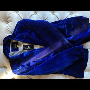 New velvet like blazer with tags-never worn